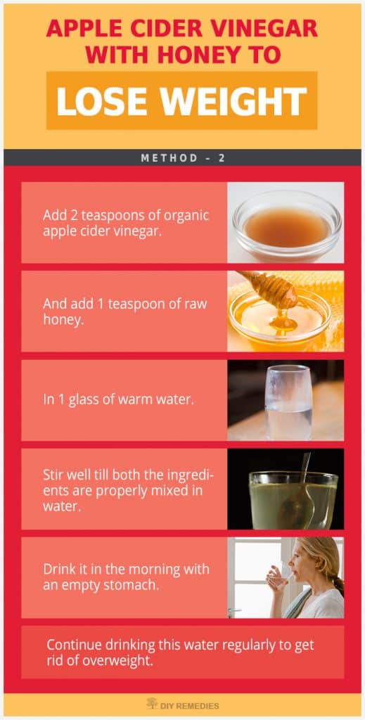 Apple Cider Vinegar with Honey For Weight Loss