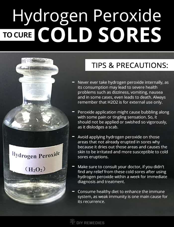 DIY Hydrogen Peroxide for Cold Sores