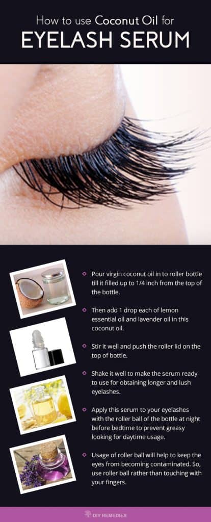 How to use Coconut Oil for Eyelashes: