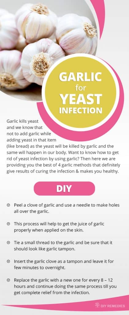 How to Get Rid of Yeast Infection using Garlic