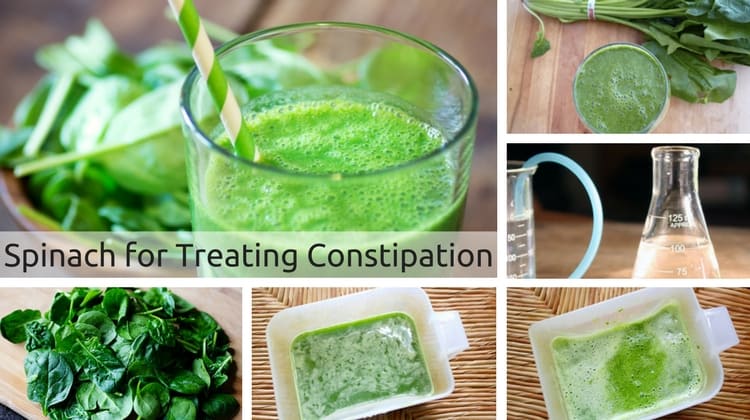 How to Treat Constipation using Spinach