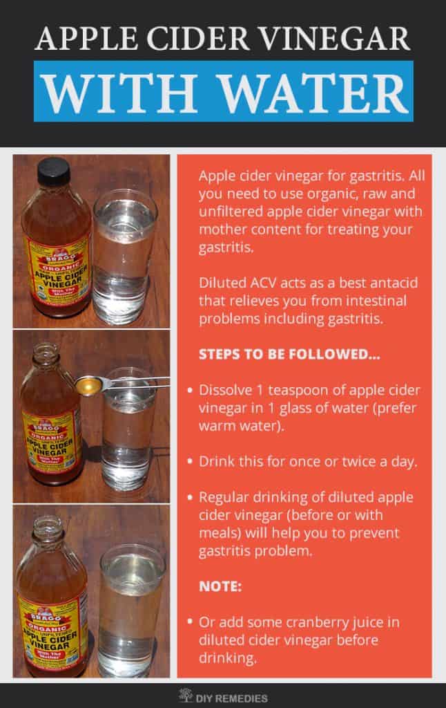 Apple Cider Vinegar for Curing Gastritis
