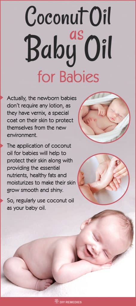 Coconut Oil as Baby Oil