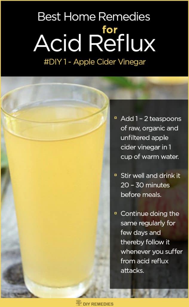 Apple Cider Vinegar Remedies for Acid Reflux