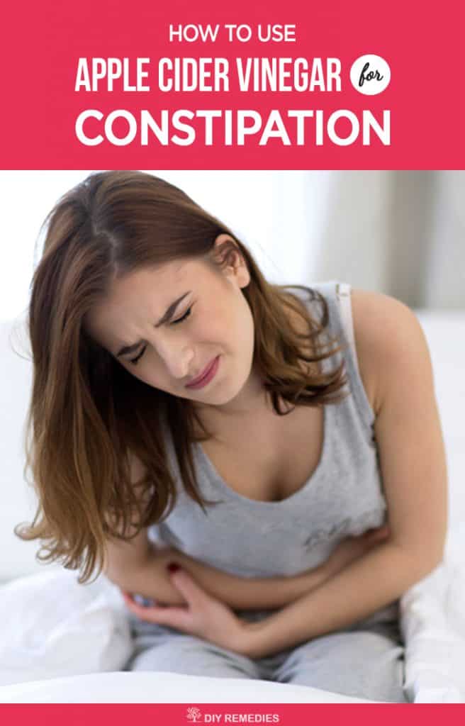 How to treat Constipation using Apple Cider Vinegar