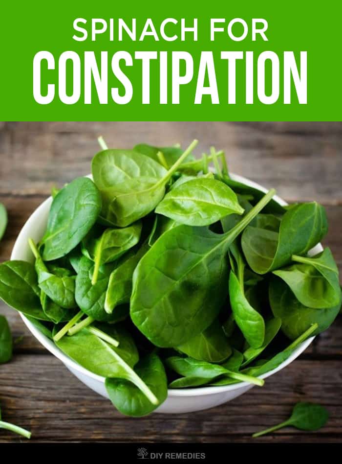 How Does Spinach treat Constipation