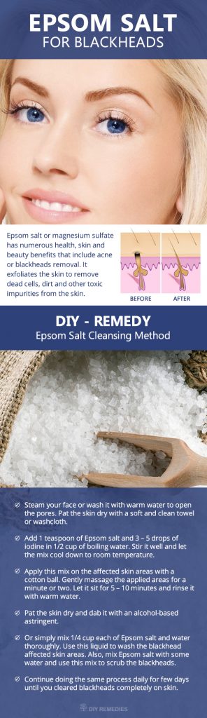 DIY Epsom Salt for Blackheads