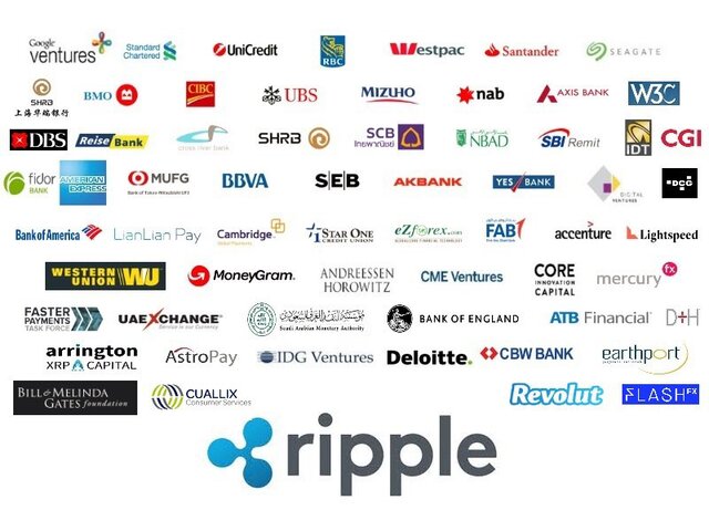 Ripple cooperates with many big banks