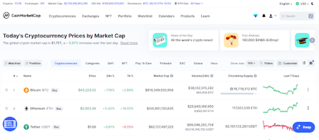 Coinmarketcap PC version