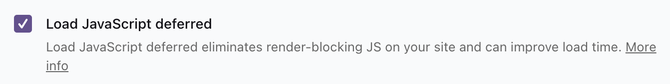 WP Rocket option: Load JavaScript deferred