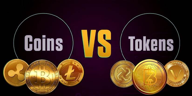 Coins vs tokens