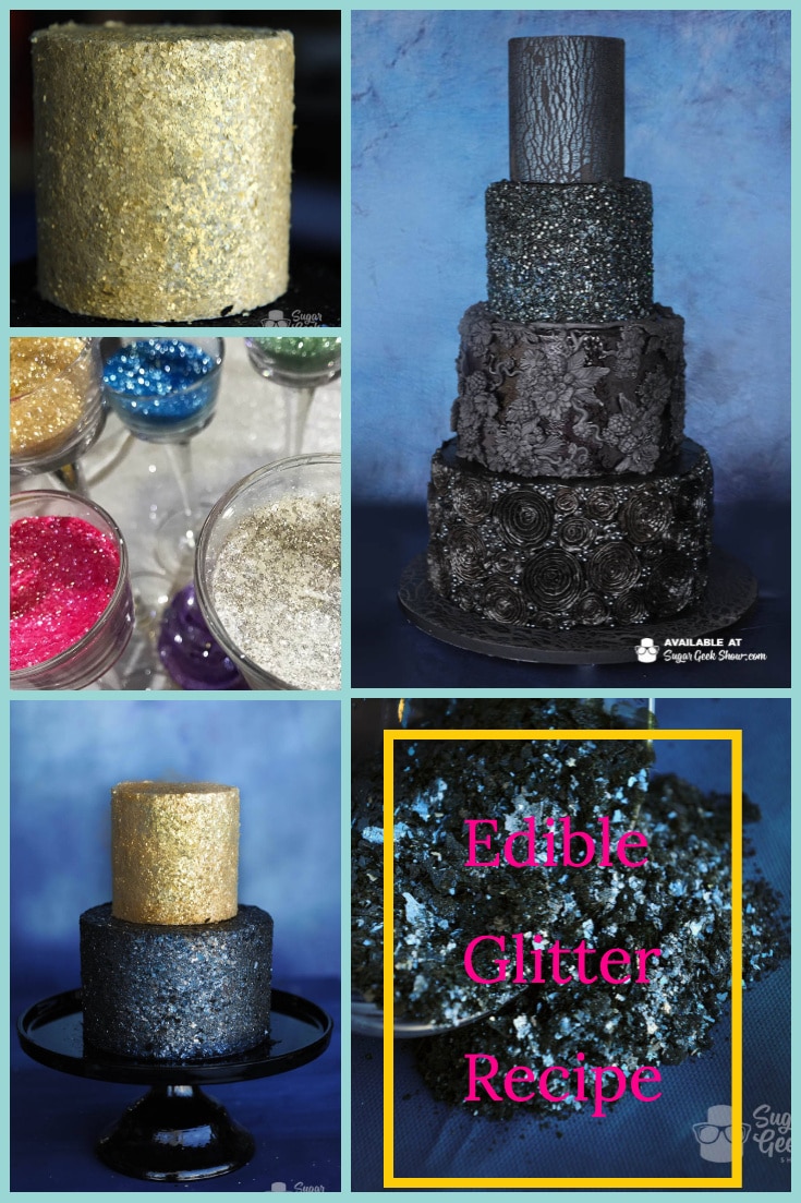 The great thing about making edible glitter items is that it's pretty easy. You probably already have all the ingredients you need in your salon (if you're a cake decorator).