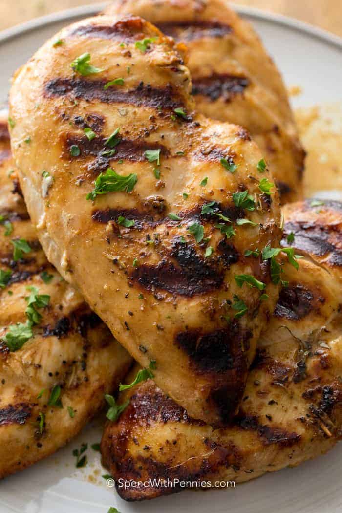 Easy grilled chicken breast