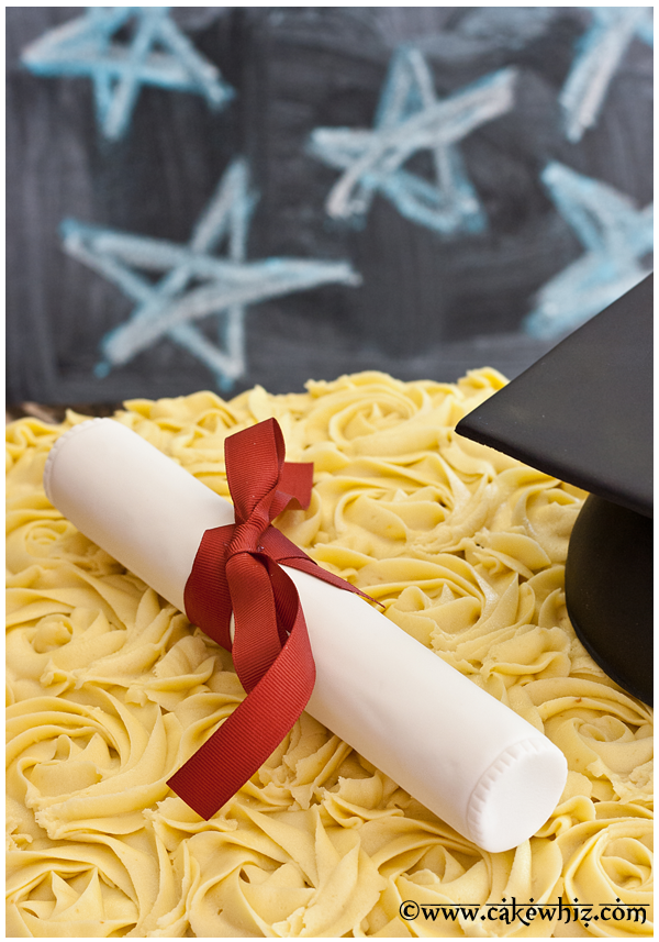 how to make graduation cone cake 2