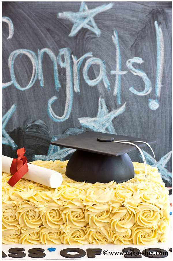 how to make graduation cone cake 4