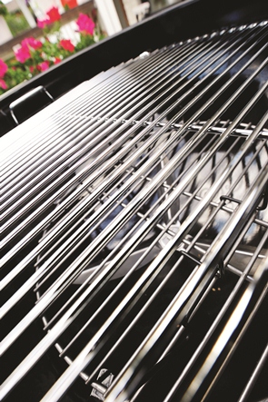 close up the BBQ grill