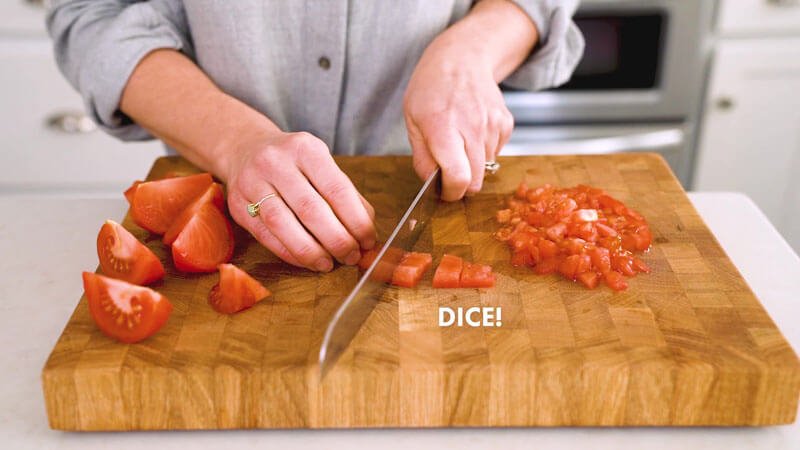 How to Cut a Tomato | Tomato dice