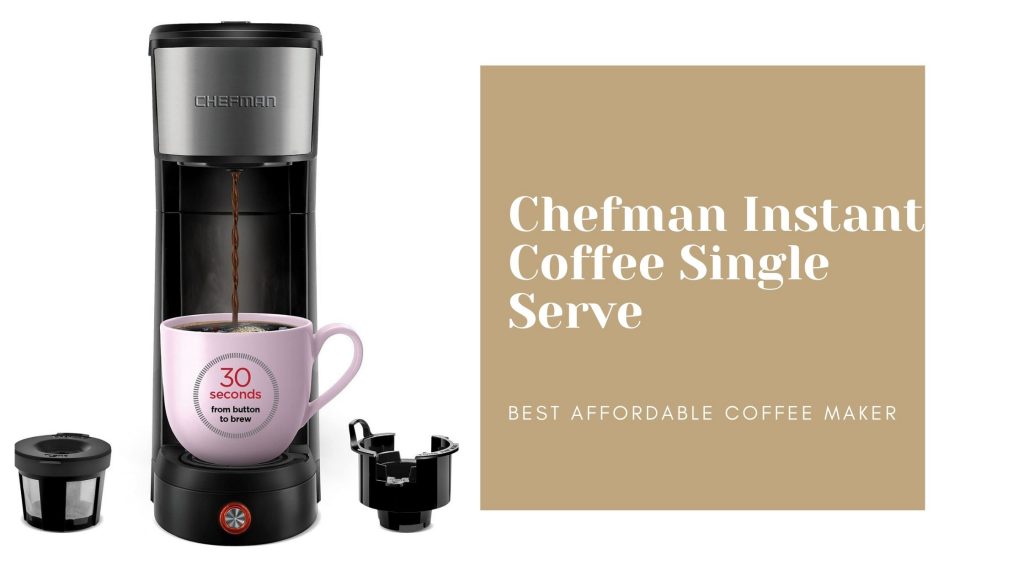 Chefman Instant Coffee Single Serve