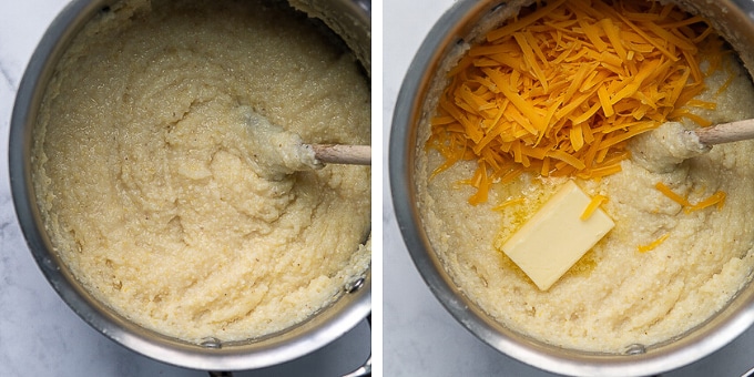 image of how to cook grits cake