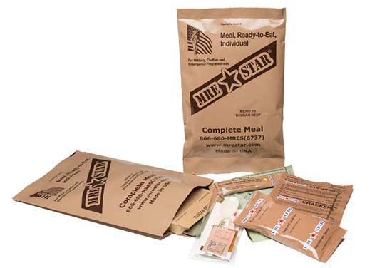 MRE Complete Meal backpacking food