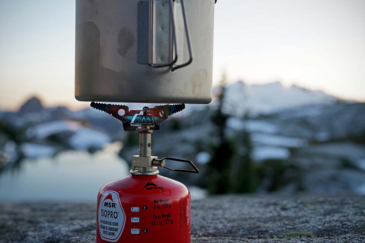 Backpacking food (pot system)