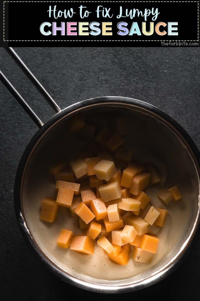 Cooking the sauce on too high a heat could be the problem, especially if you are using a dairy-based cheese, as most people do. If the heat is too high, the protein and the cheese’s water can separate, with the protein turning into curds.