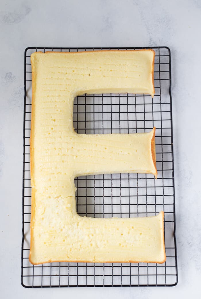 How to make a letter cake