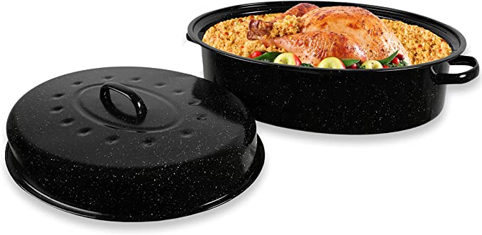 10 Best Roasting Pan with Lid (2022 Reviews & FAQs)