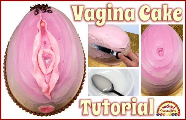 3D Vaginal Cake Tutorial