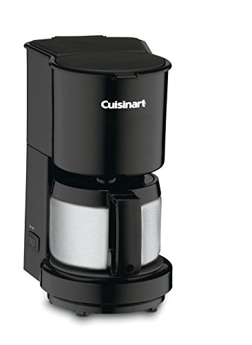 Cuisinart DCC-450BK 4-cup coffee maker with stainless steel Carafe, black