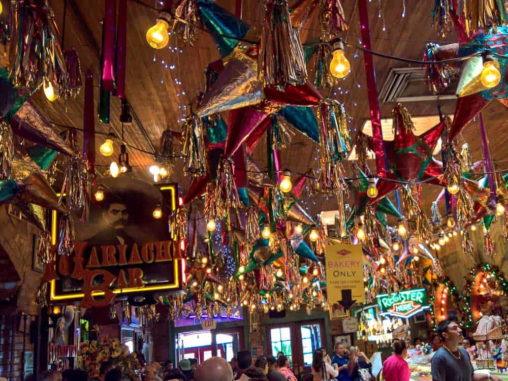 Inside Mia Terra Restaurant in Historic Market Square