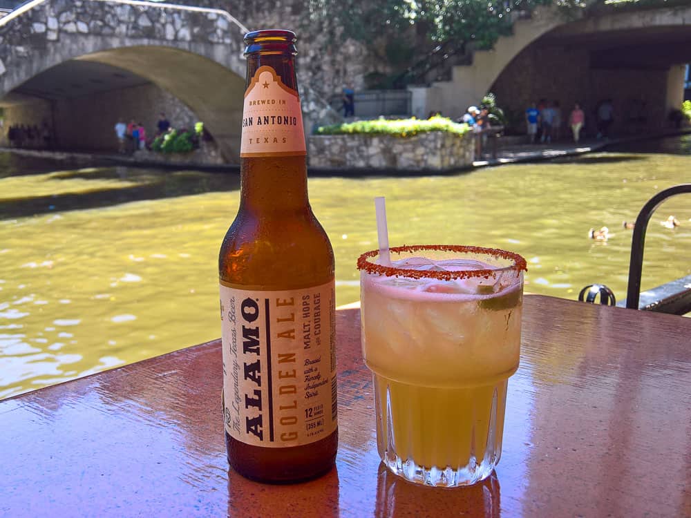 Enjoy drinks with a view on the Riverwalk