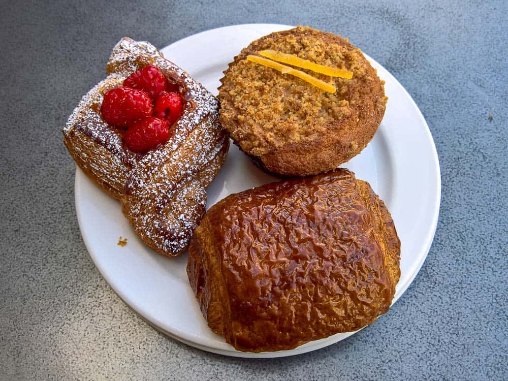 Baked treats at Bakery Lorraine in Pearl District