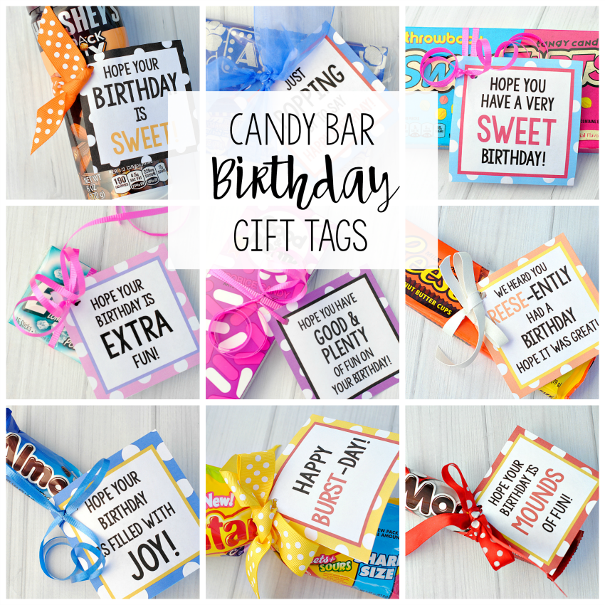 Sayings about candy bars for simple candy birthday gifts