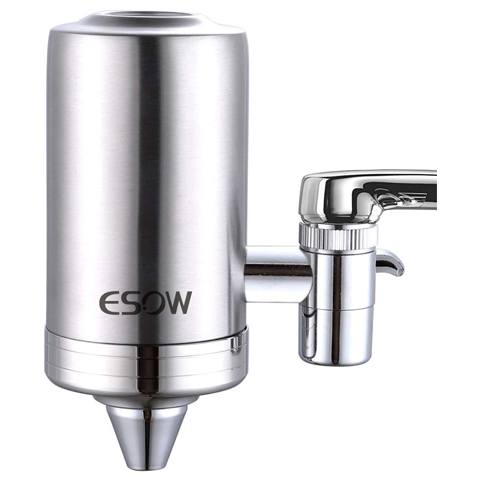 ESOW SUS304 Faucet Mount Water Filter