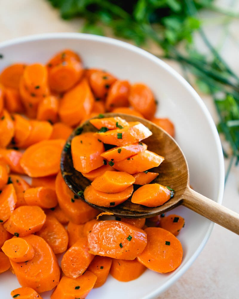 boiled carrots