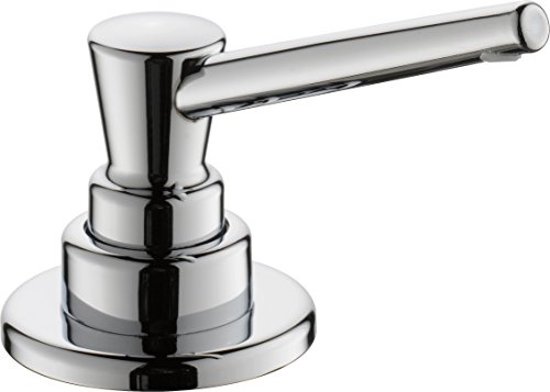 Delta Faucet RP1001 Soap/Lotion Dispenser with 13oz bottle with funnel, Chrome,3.38 x 1.06...