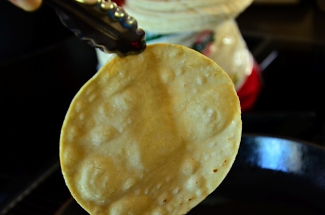 How to fry corn tortillas super easy