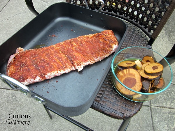 Summer cooking. Breaking out the charcoal grill for these smoked side ribs bathed in an easy rib.