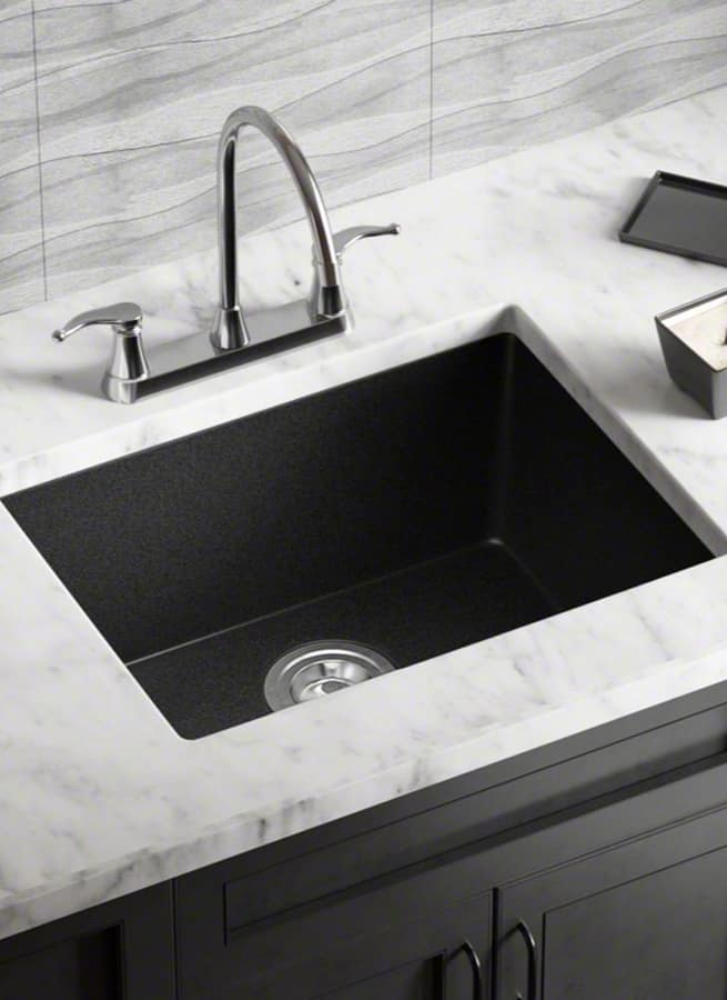 Kitchen sink made of Granite Composite