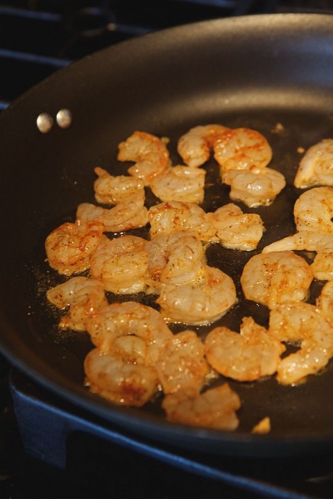 Tuesday's Tasty - Grilled Shrimp and Arugula Salad with Corn