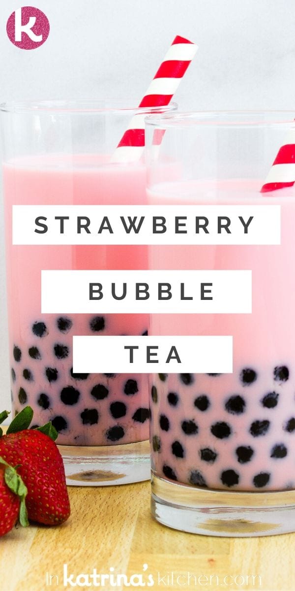 Learn how to make strawberry bubble tea at home with this simple recipe