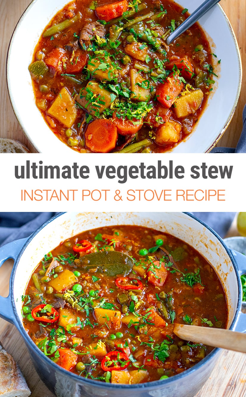 Instant vegetable stew recipe