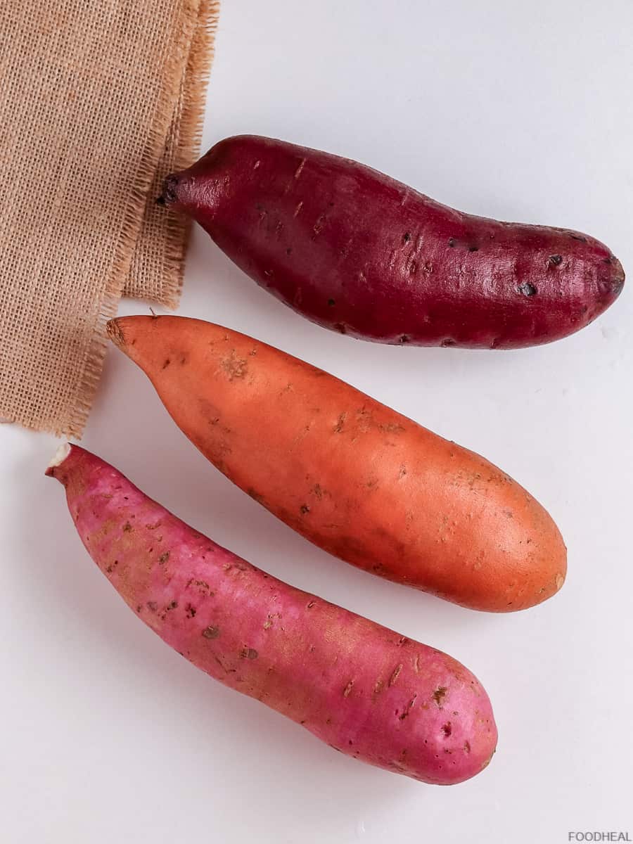 3 kinds of sweet potatoes