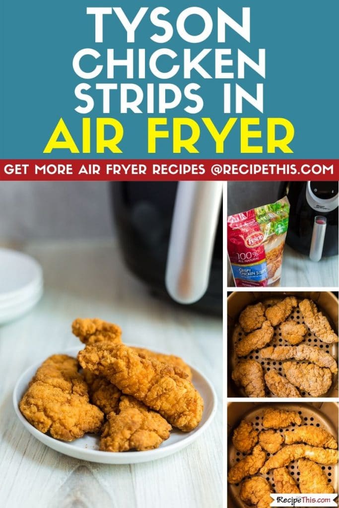 Tyson shredded chicken step by step in the air fryer