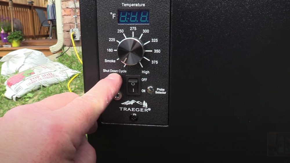 pellets burn out during traeger oven downtime