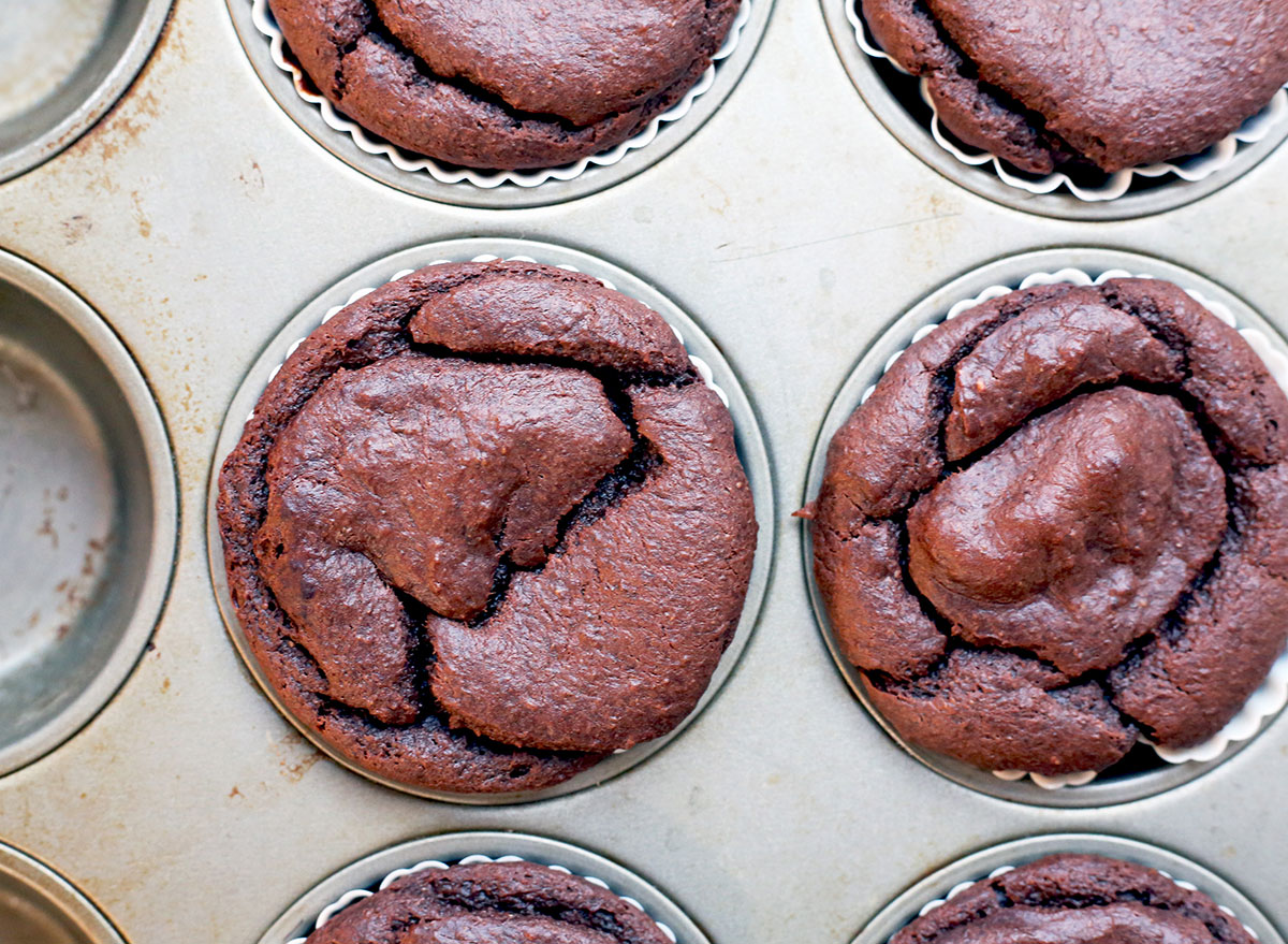 Healthy dessert chocolate cake