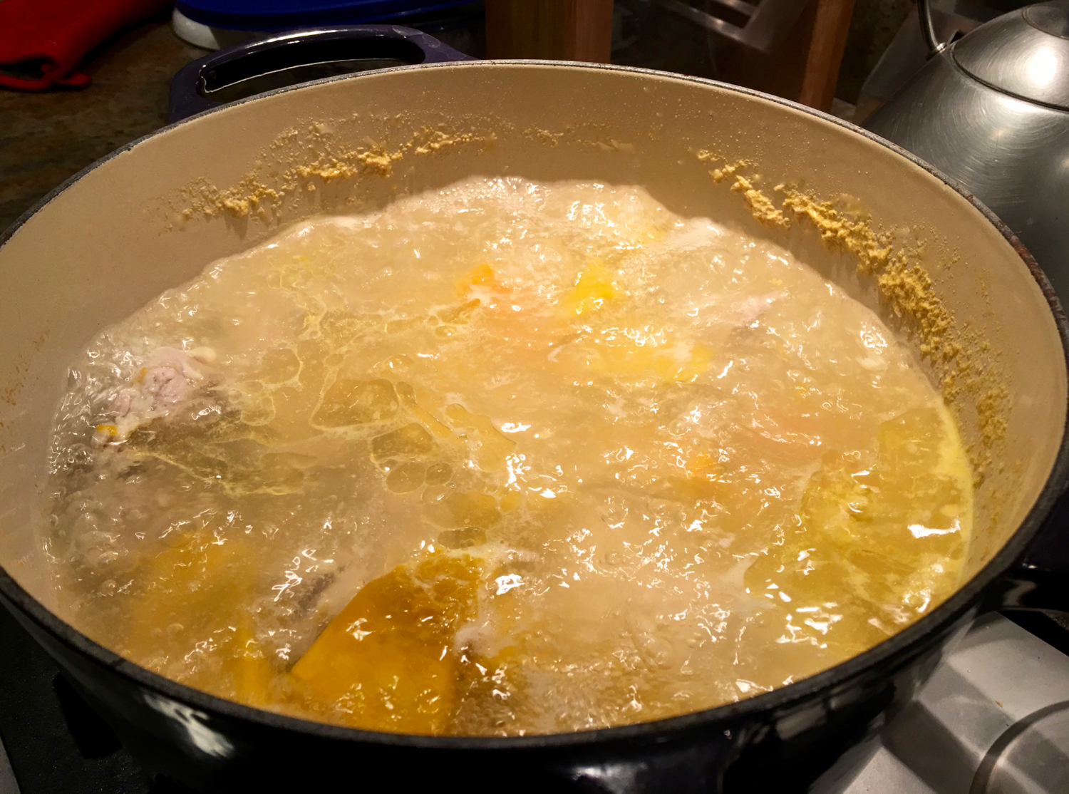 Jamaican Chicken Soup with Dumplings