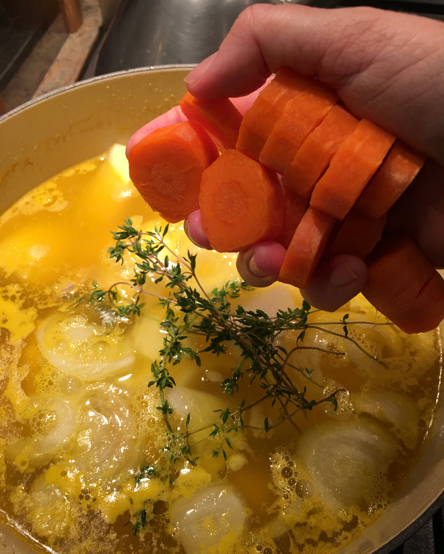 Jamaican Chicken Soup with Dumplings