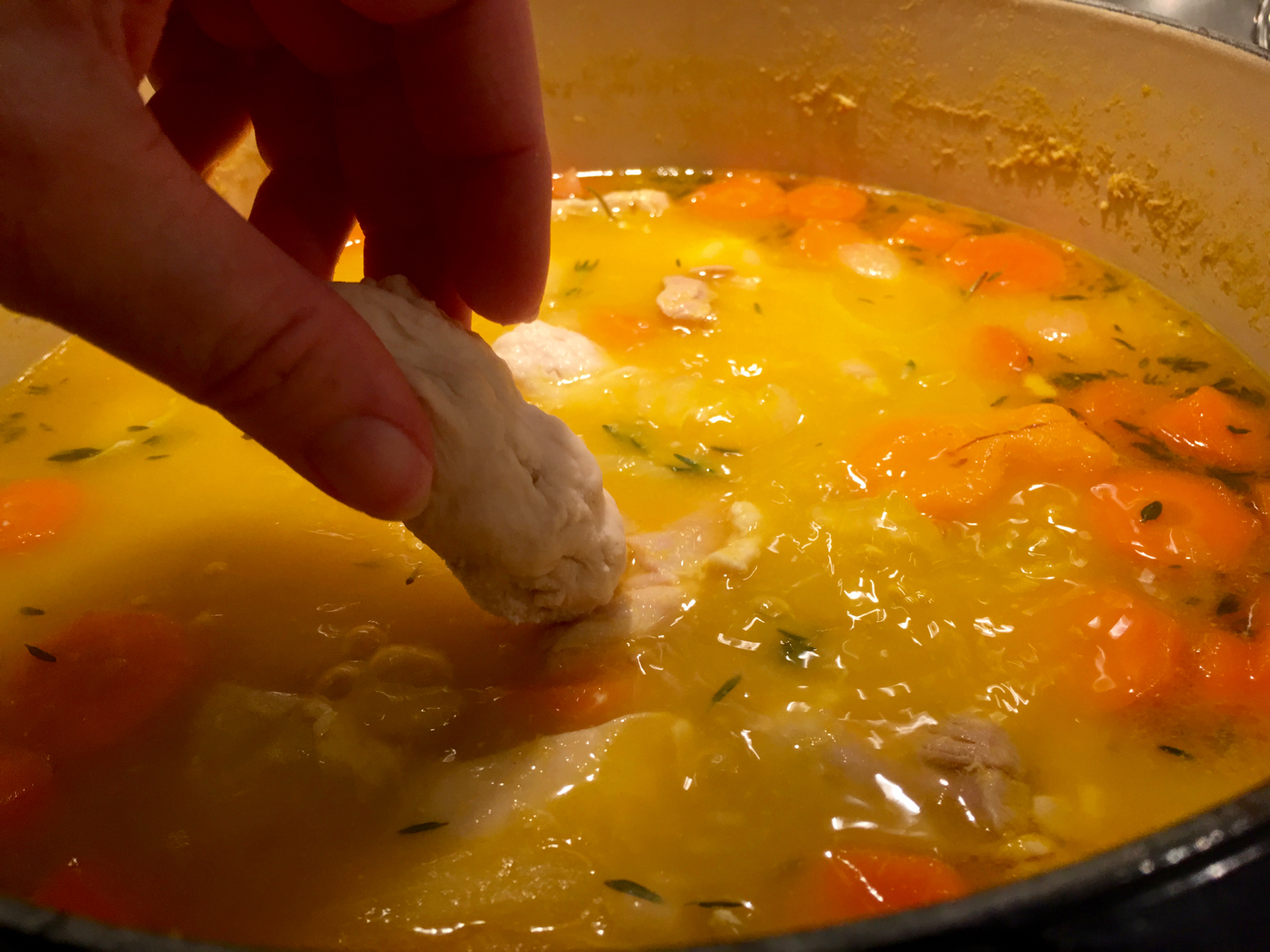 Jamaican Chicken Soup with Dumplings